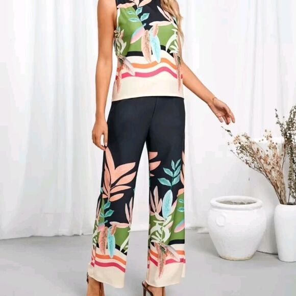 Floral Print 2 Piece Set XXL - Picture 5 of 6